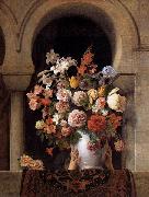 Francesco Hayez Flowers oil on canvas